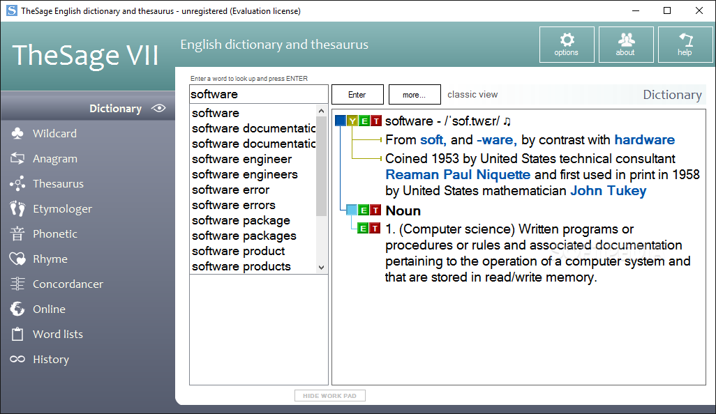 Download Portable Thesage English Dictionary And Thesaurus 7 32 2704