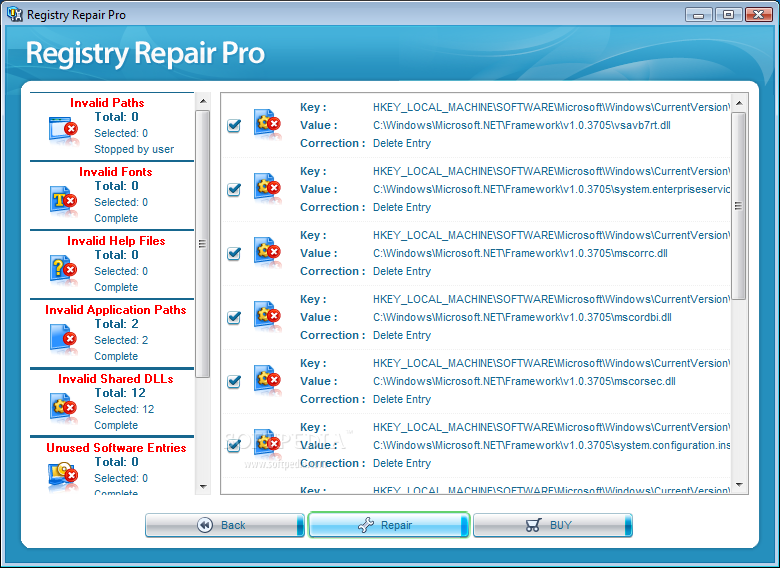 pc registry repair