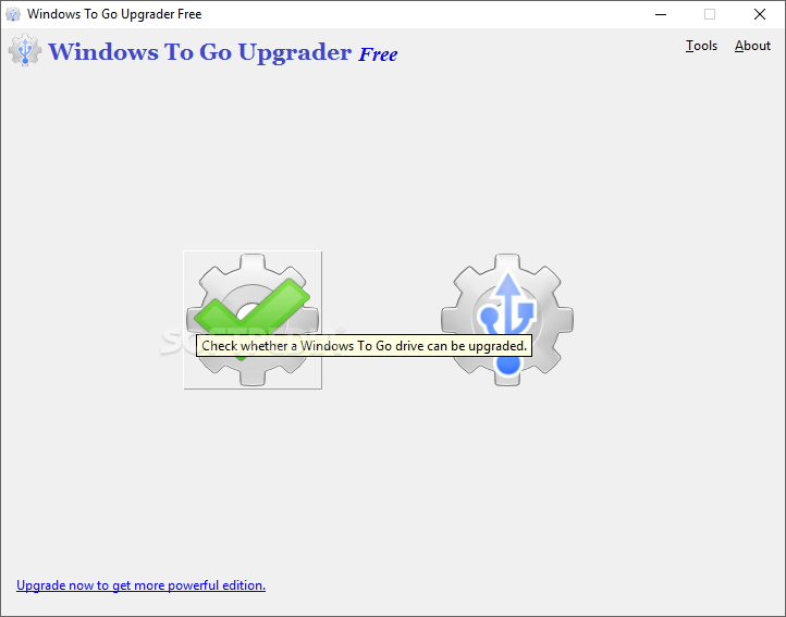 Windows To Go Upgrader screenshot #0