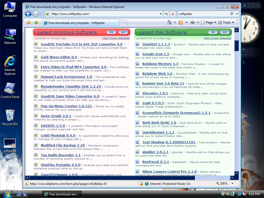 Windows Vista 32비트용 최신 서비스 팩