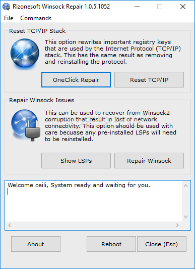 winsock xp fix windows 7