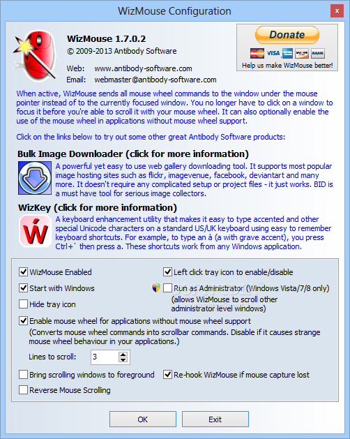 Download WizMouse 1.7.0.3