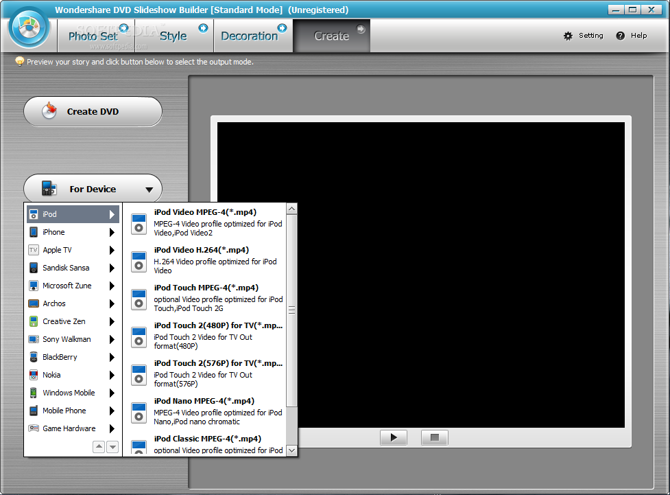 Wondershare DVD Slideshow Builder Standard screenshot #5