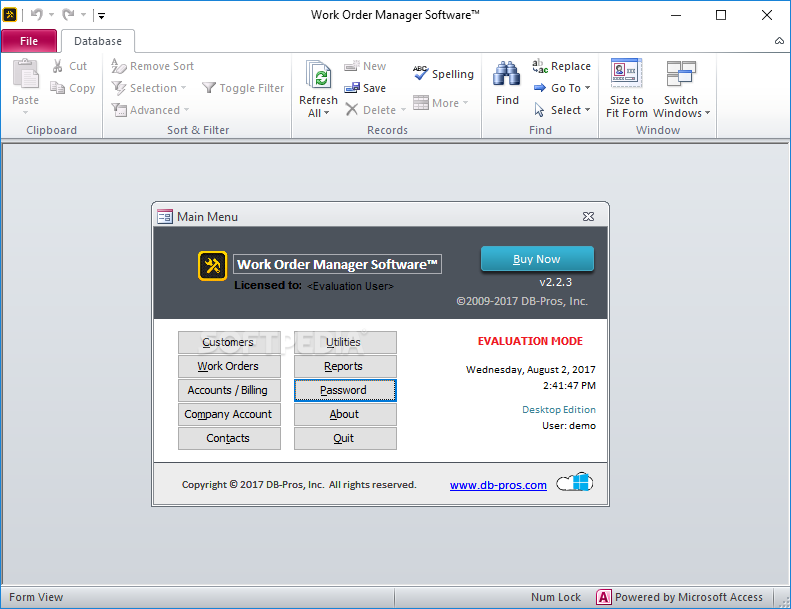 mail order manager software