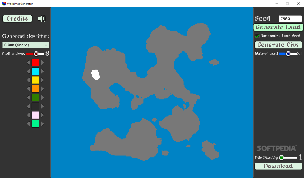 country map generator