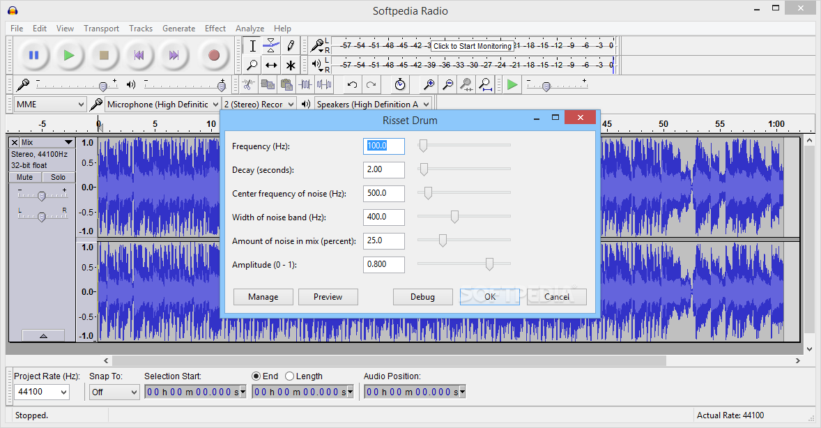 audacity download size