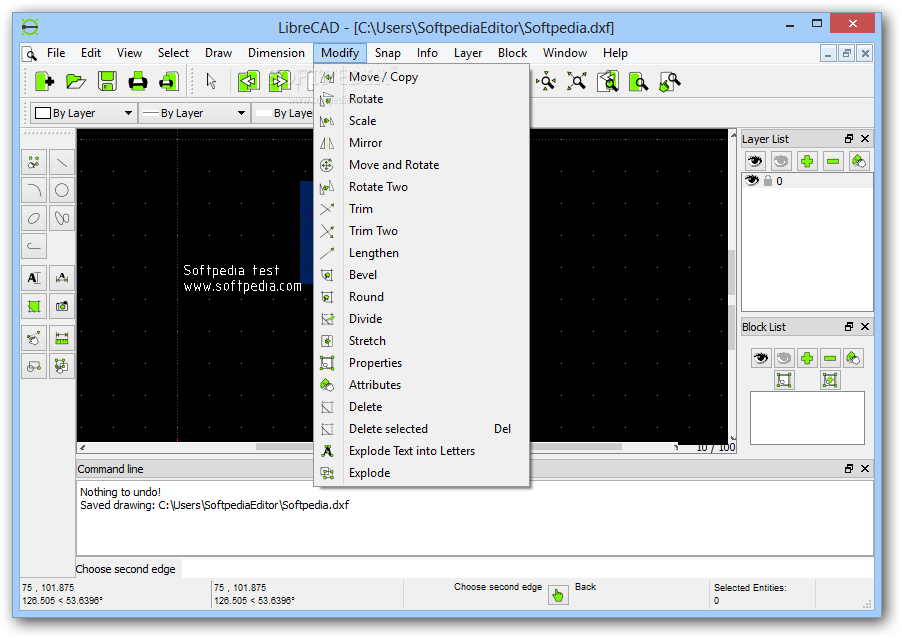 download the new for android LibreCAD 2.2.0.2
