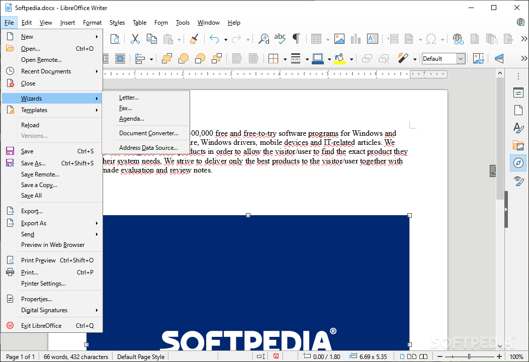 Download X-LibreOffice 6.1.2 [rev21] Fresh / 6.0.6 [rev21 ...