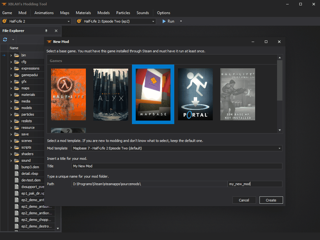 Download Streamline the modding process of projects using any of the three game engines developed by Valve using this comprehensive utility Free