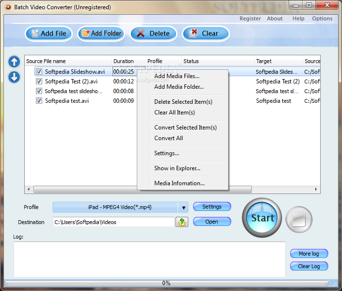batch video software with duplicate checker