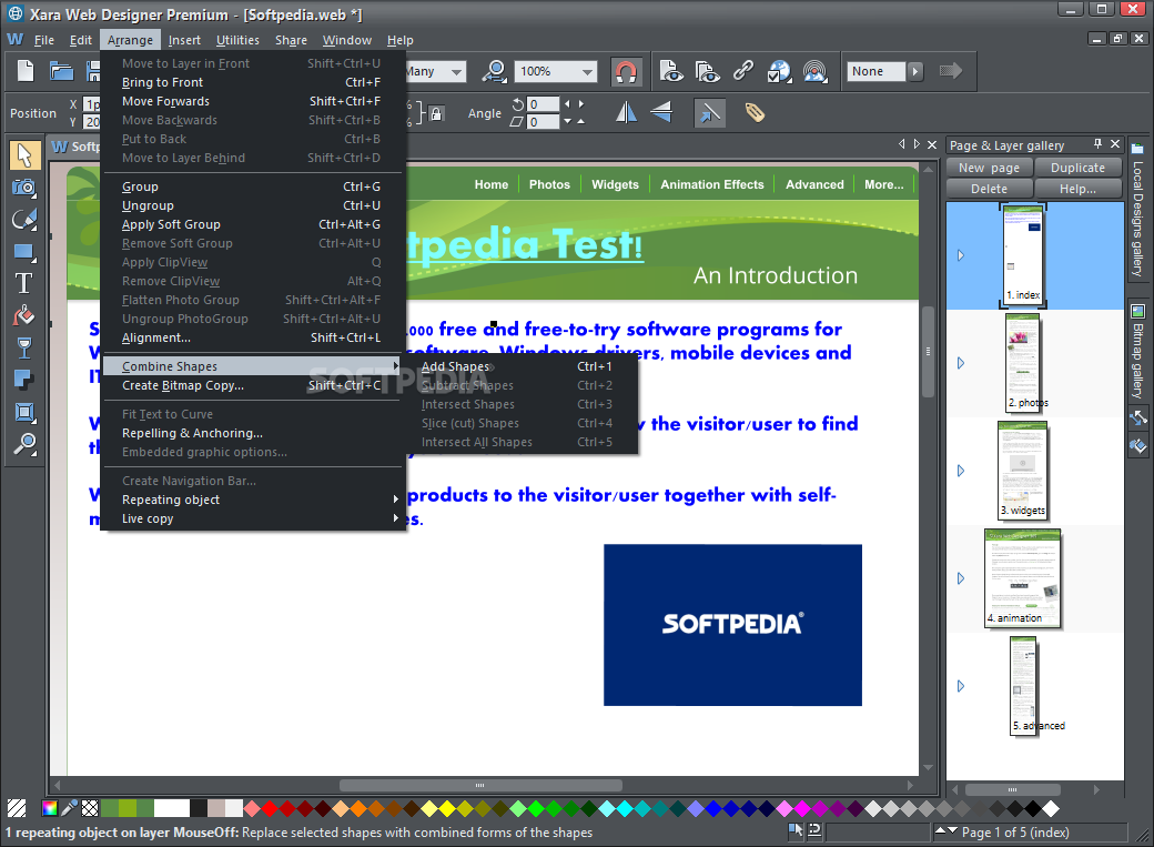 Xara Web Designer Premium 23.4.0.67661 for mac instal free