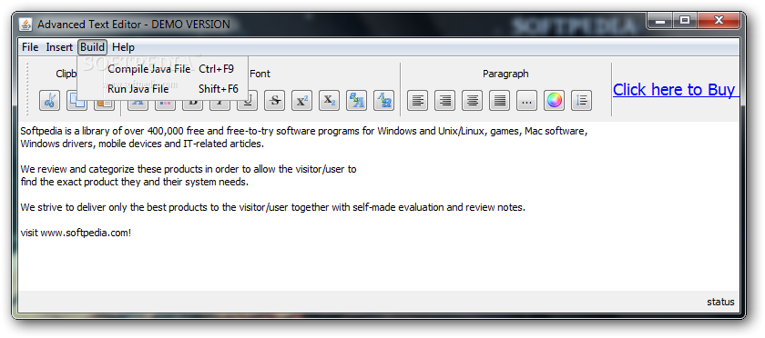 what free text editor can i use to develop java mac