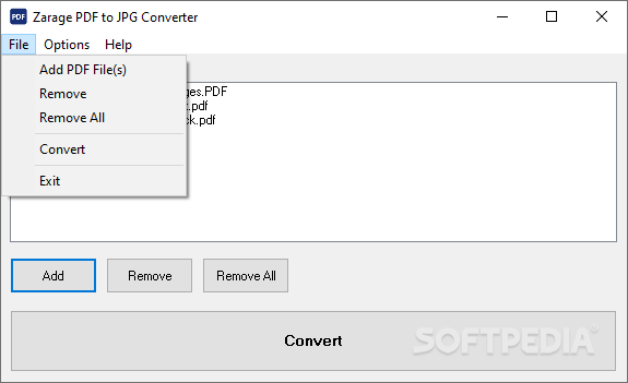 Zarage PDF to JPG Converter screenshot #1