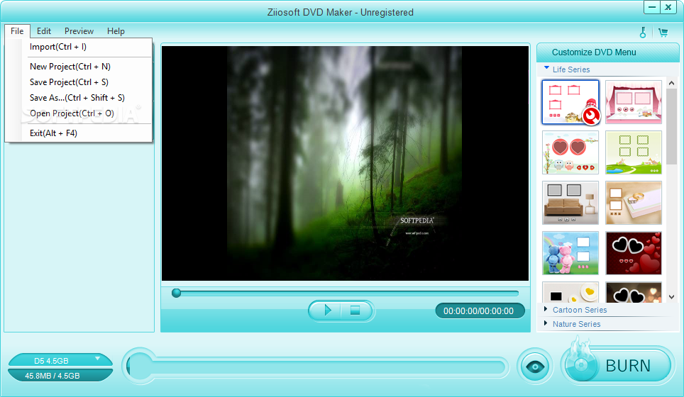 Ziiosoft DVD Maker screenshot #1