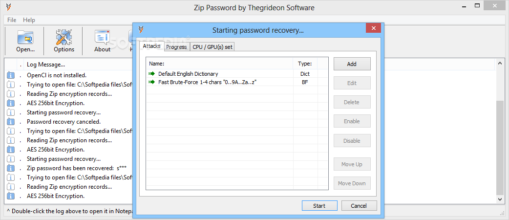 zip password