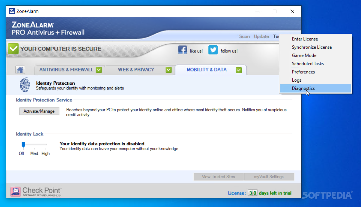 ZoneAlarm Pro Antivirus + Firewall screenshot #4