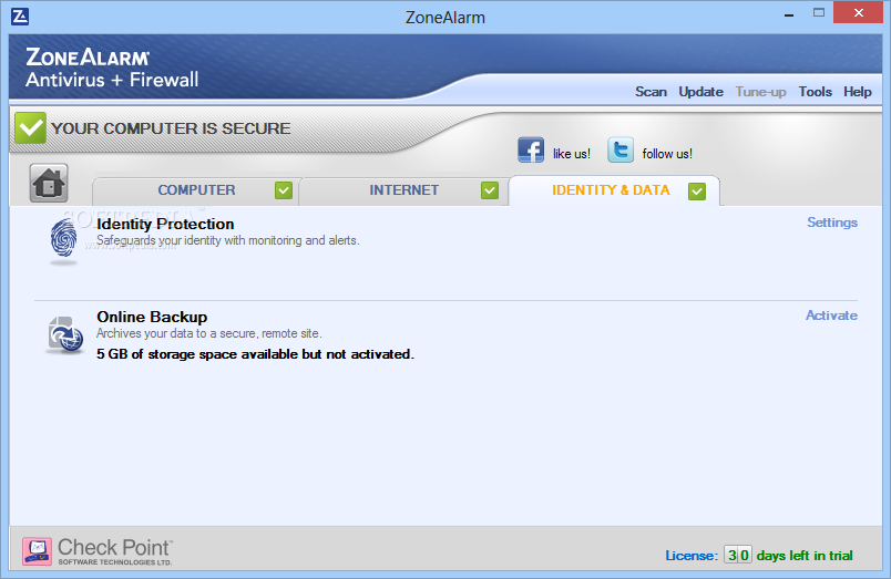 download zonealarm antivirus