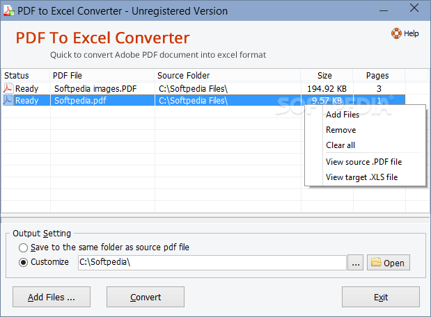 free pdf to excel converter open source