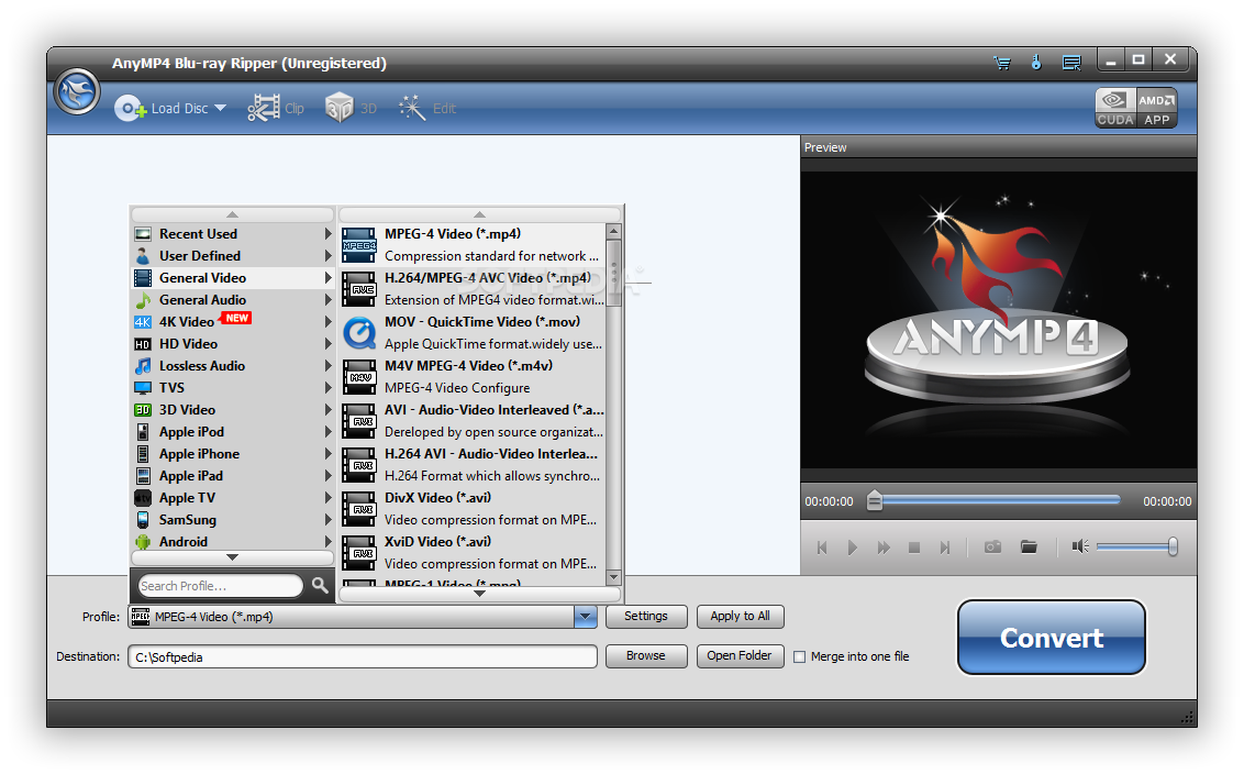instal the new version for ipod AnyMP4 Blu-ray Player 6.5.56
