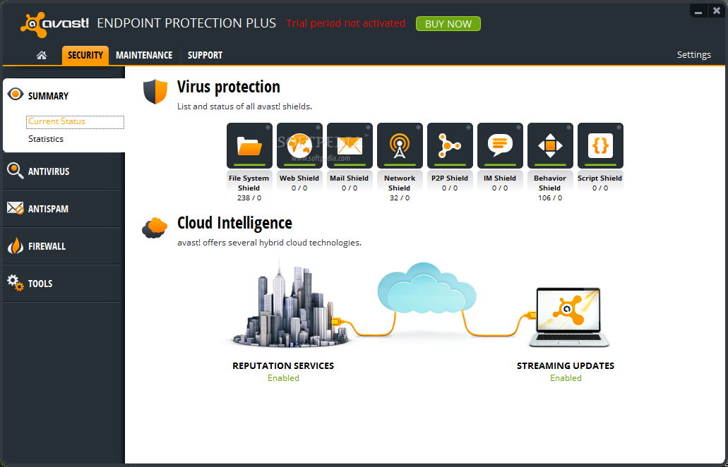 Avast Endpoint Protection Plus screenshot #1