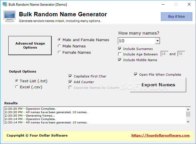 name generator random