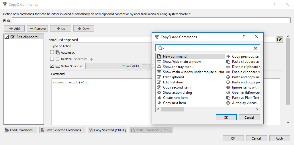 download the last version for windows CopyQ 7.1.0