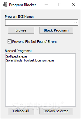 Program Blocker screenshot #0