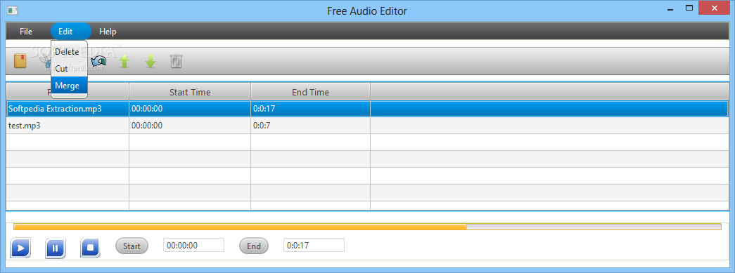free audio editor to delete words