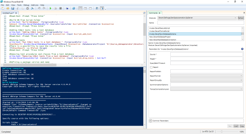 dbForge DevOps Automation for SQL Server screenshot #0