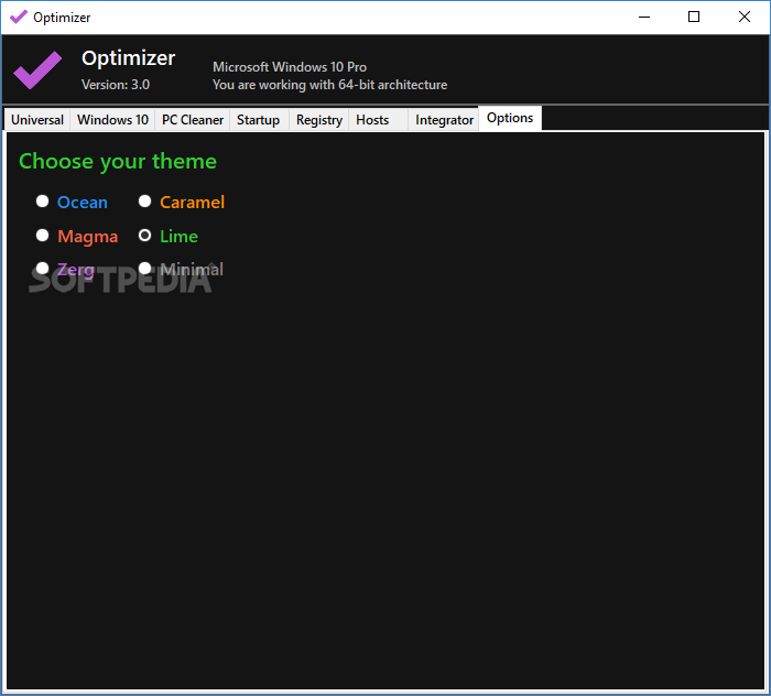 download the new version Optimizer 16.2