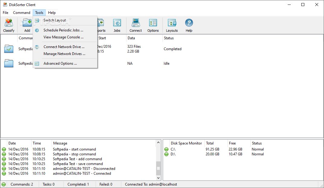 Disk Sorter Server screenshot #3