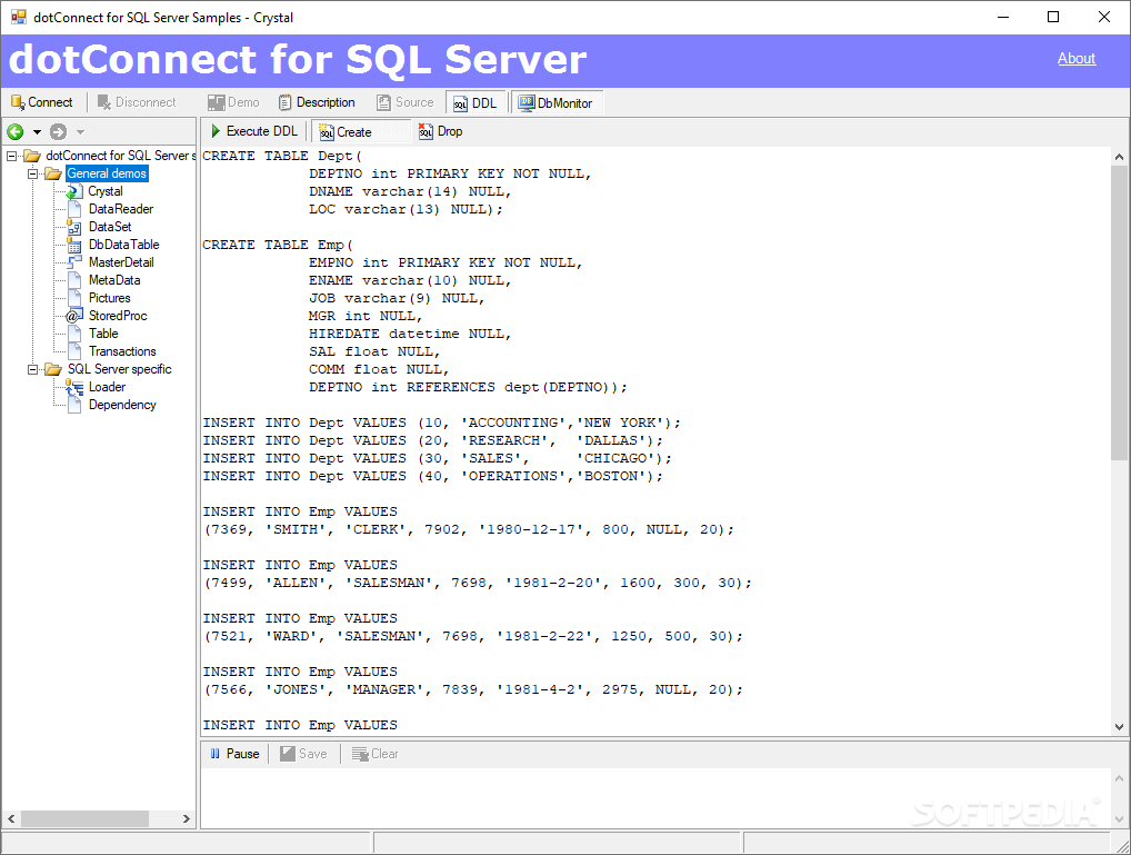dotConnect for SQL Server Professional screenshot #0