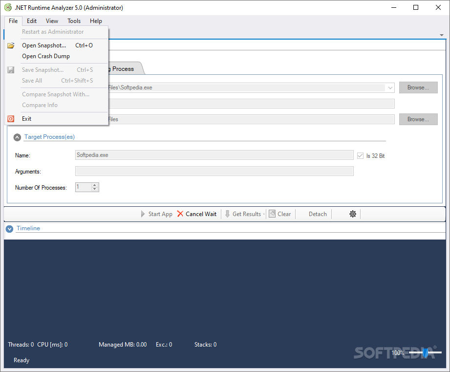 Perfinity dotNET Runtime Analyzer screenshot #1