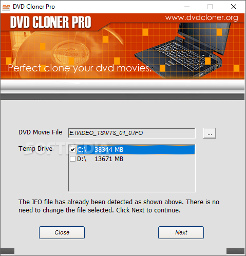dvd cloner 8 not working