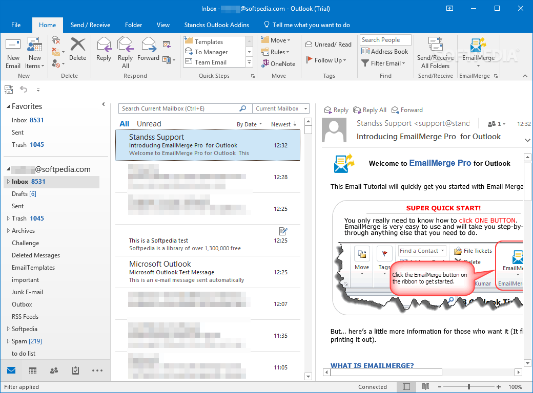 EmailMerge for Outlook screenshot #0