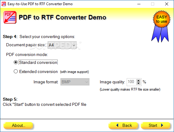 rtf to pdf converter for .net