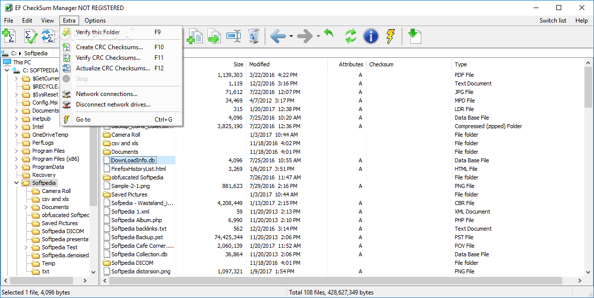 EF CheckSum Manager 23.08 download the new version for windows