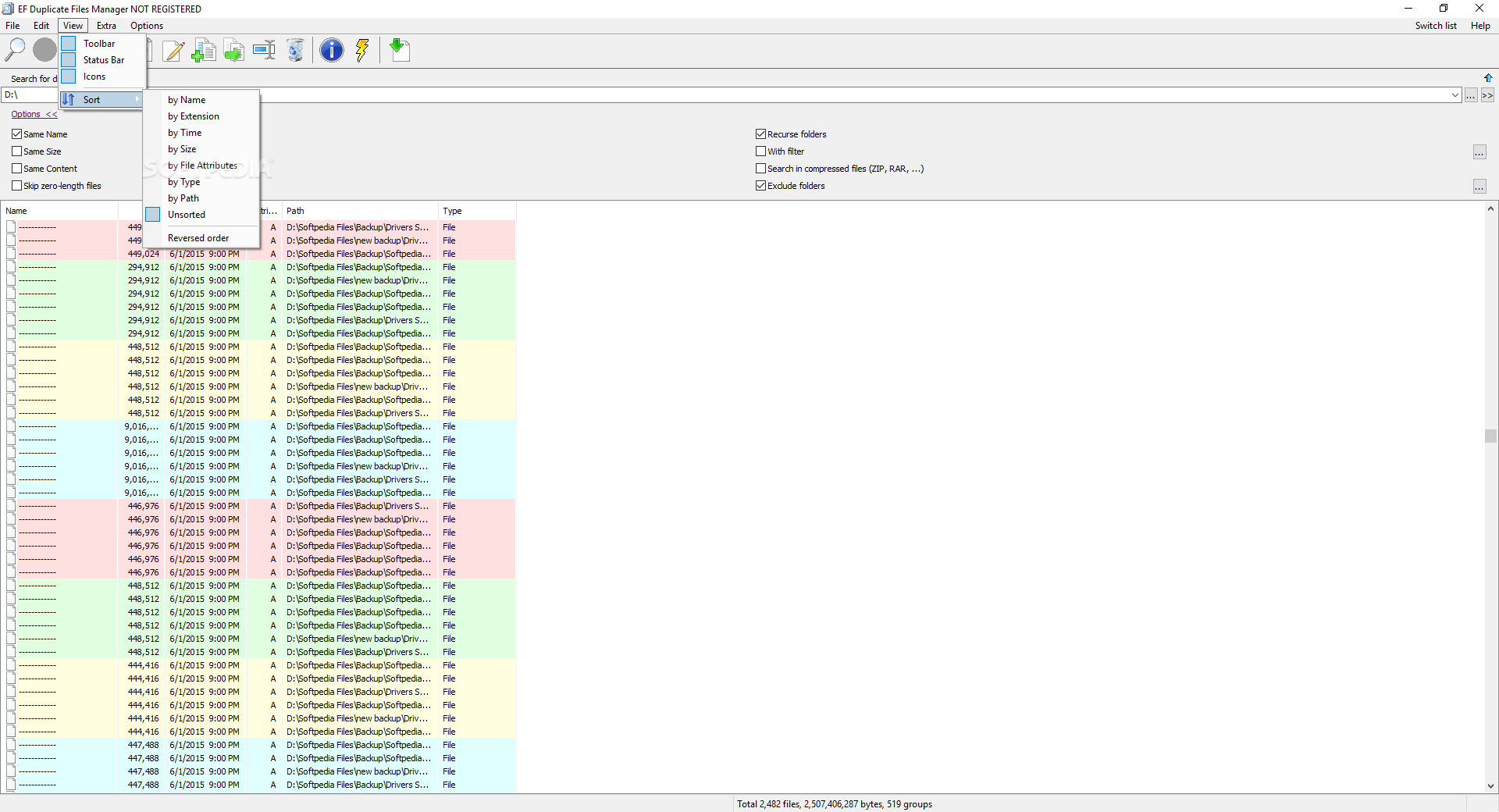 EF Duplicate Files Manager screenshot #3