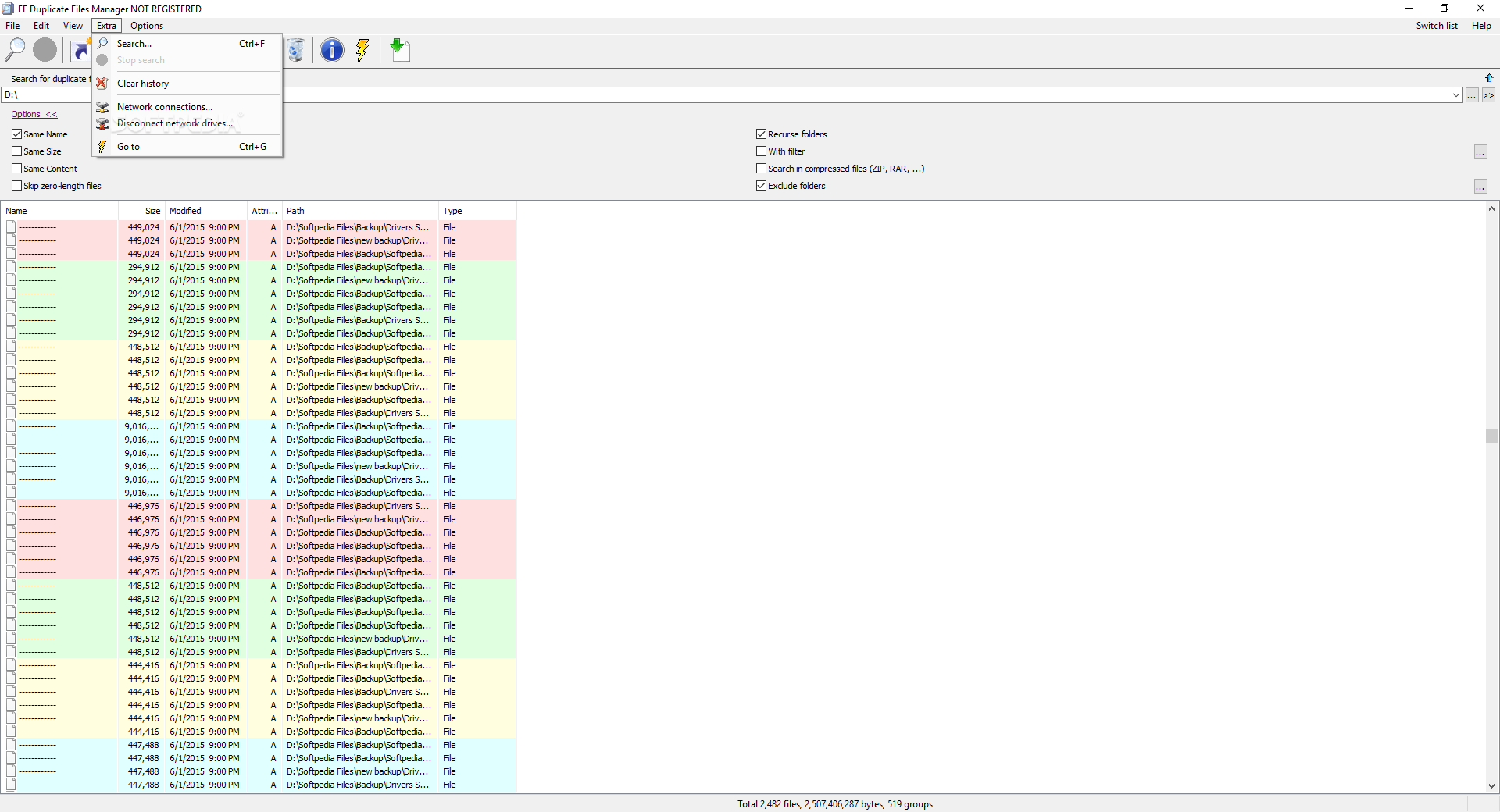 EF Duplicate Files Manager screenshot #4