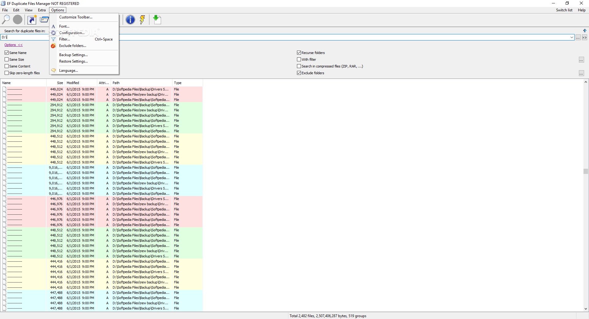 EF Duplicate Files Manager screenshot #5