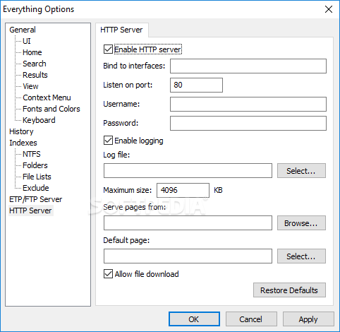 Everything 1.4.1.1023 / 1.5.0.1354a Alpha for windows instal