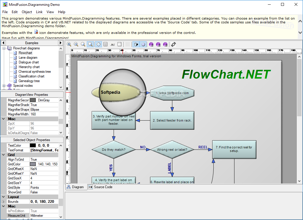 MindFusion.Diagramming for WinForms screenshot #0