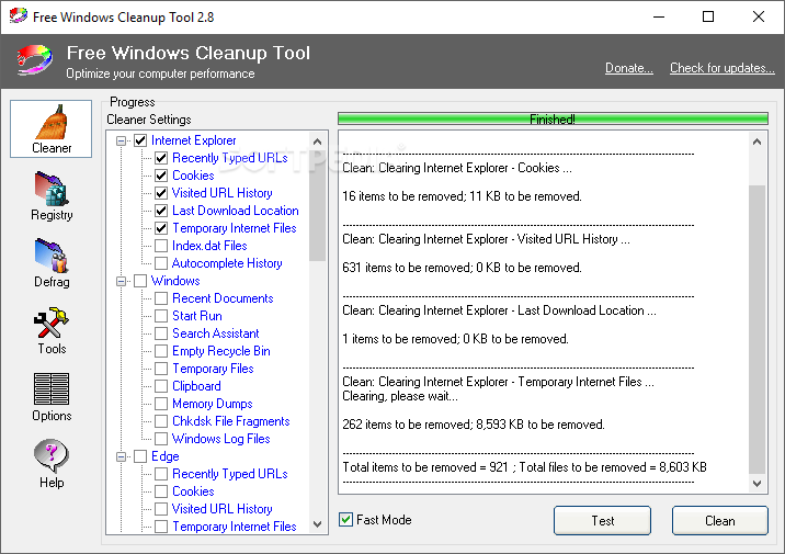free windows cleanup software download