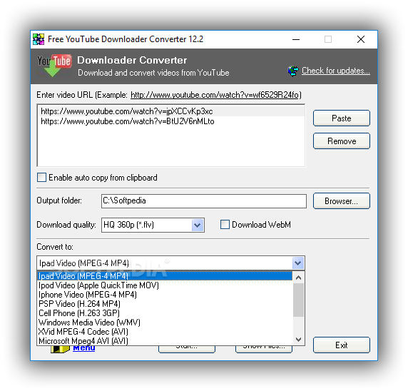 youtube downloader and converter free