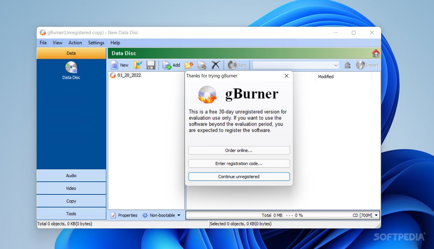 gBurner - Download & Review