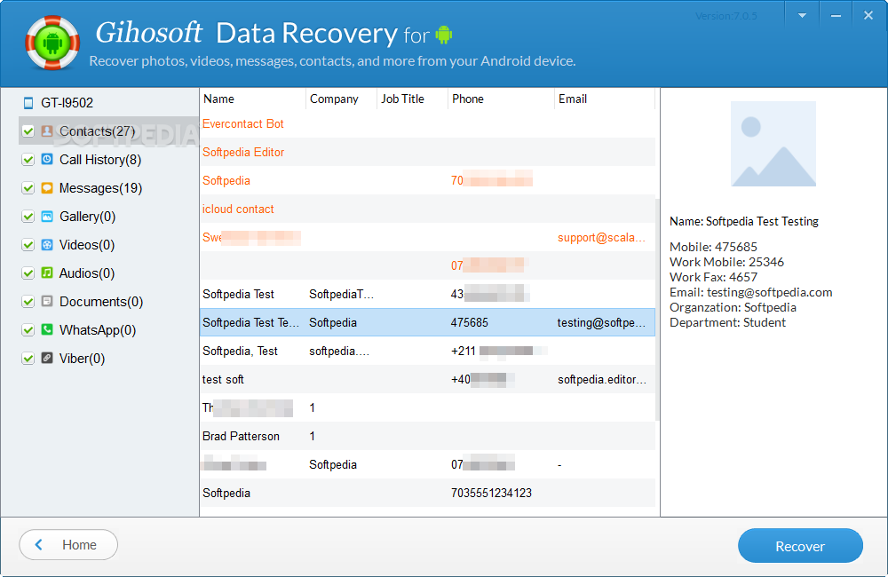 gihosoft iphone data recovery on compute