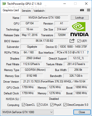GPU-Z screenshot #0