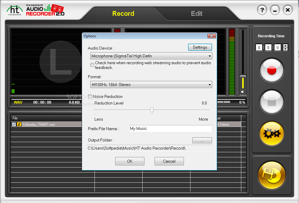 spek audio Download honestech Audio  Recorder 2 0 28