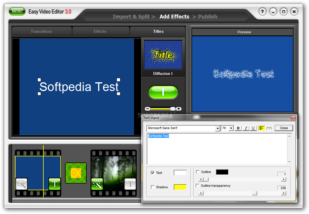 easy simple video editor free
