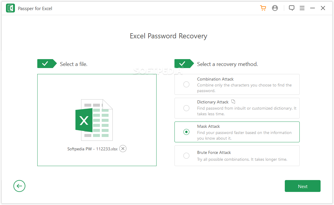 instal the new Passper for Excel 3.8.0.2